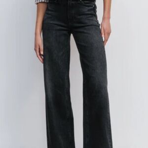 AYR Black Straight Leg Jeans, Style Name Secret Sauce, Color Date Night